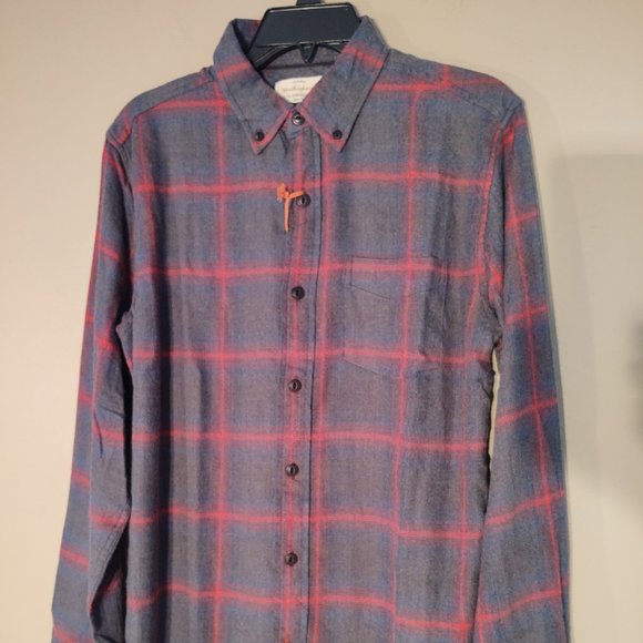 WEATHERPROOF VINTAGE SOFT LUXE FLANNEL MEN'S CASUAL DRESS SHIRT - SIZE SMALL - Picture 3 of 7